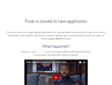 Tablet Screenshot of getfinal.com